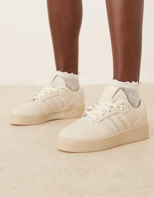 Adidas Originals Rivarly Lux Low Sneakers In White