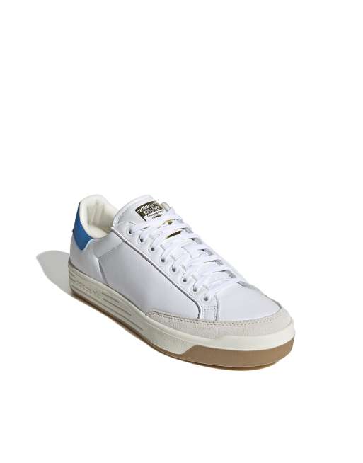adidas Originals Rod Laver trainers in white and blue | ASOS
