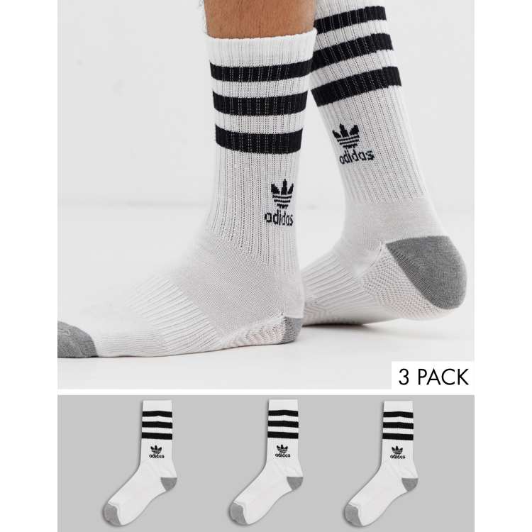 Adidas roller crew 2024 socks 3 pack