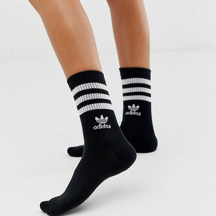 adidas Originals roller crew socks in black | ASOS