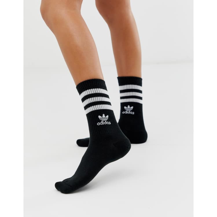 adidas Originals roller crew socks in black | ASOS