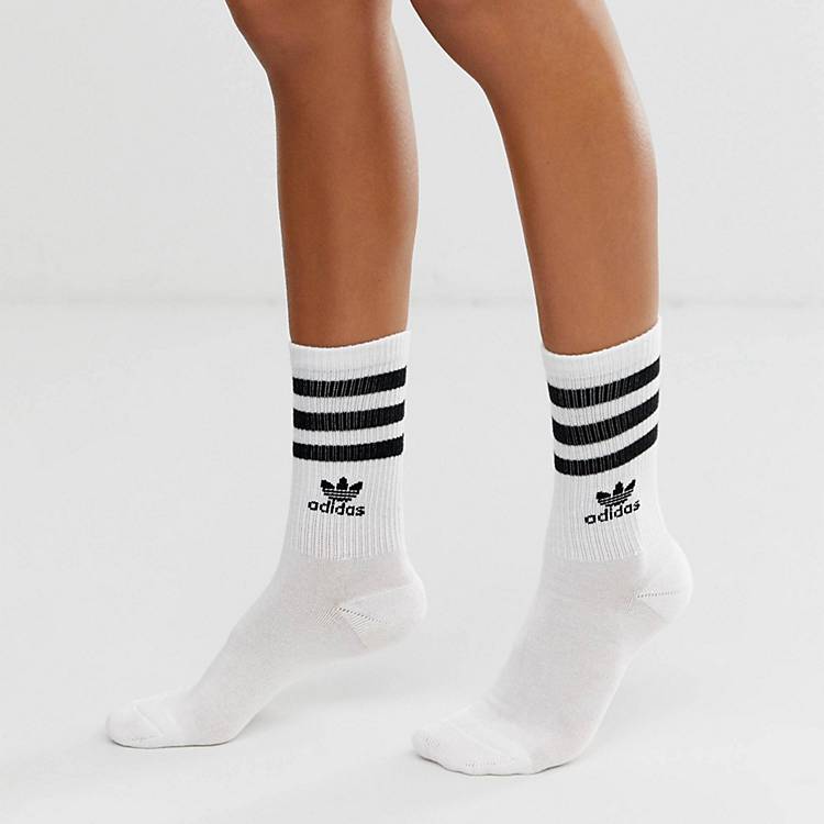adidas Originals roller crew socks in white | ASOS