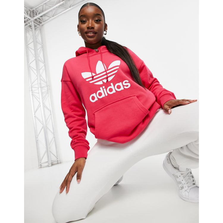 Roter adidas store pullover damen