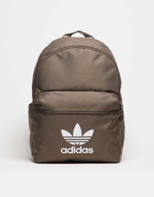 adidas Originals - Rucksack in Braun mit Dreiblatt-Logo-Brown