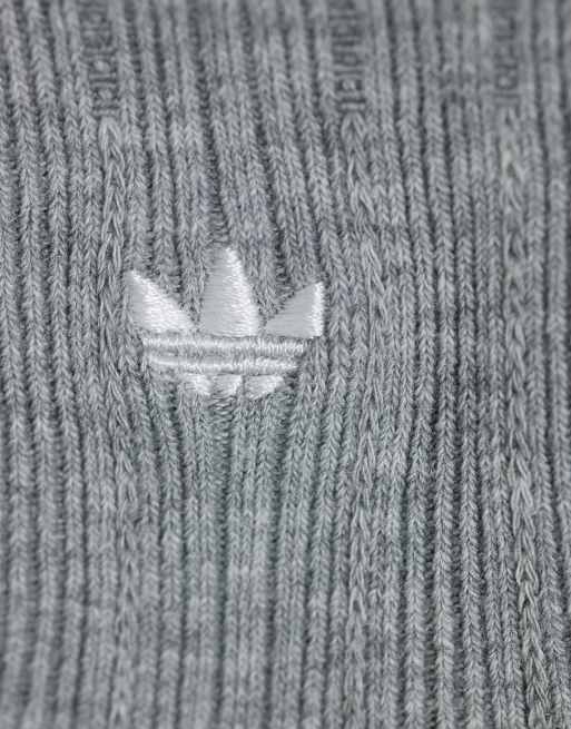 adidas Originals ruffle 3 pack ankle socks in neutral multi, 2 of 3