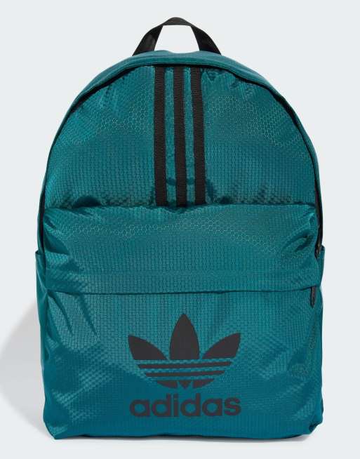 adidas Originals - Rugzak in groenblauw en zwart