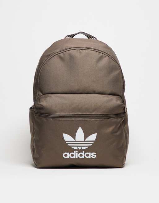 adidas Originals - Rugzak met trefoil in bruin