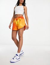 HIIT booty shorts with phone pockets in lime