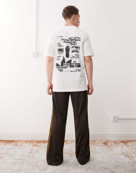 adidas Originals - Running Tour - T-shirt bianca con grafica - view 1