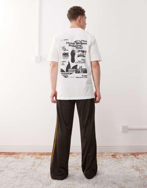 adidas Originals - Running Tour - T-shirt bianca con grafica