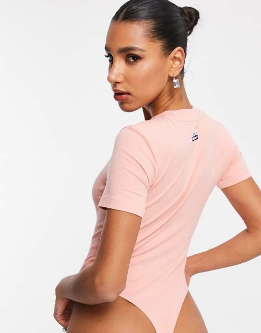 Adidas on sale bodysuit pink