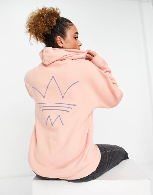 Dusty pink 2024 adidas hoodie