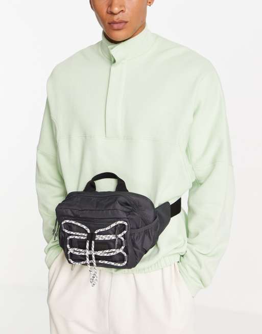 adidas Originals RYV bumbag in black with rope detail ASOS