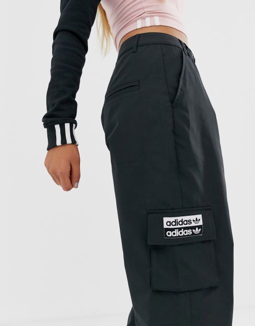 adidas Originals RYV cargo pant in black