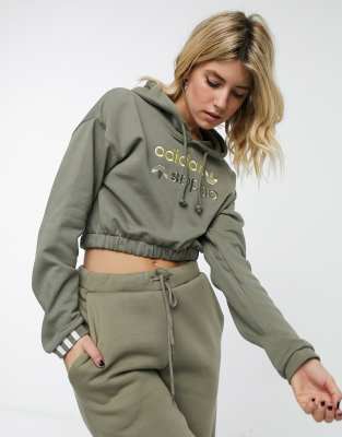 adidas hoodie khaki