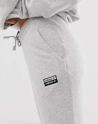 adidas grey cuffed joggers