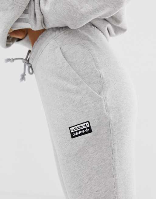 adidas Originals RYV cuffed joggers in grey ASOS