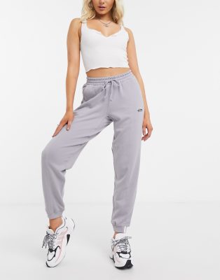 adidas originals ryv cuffed joggers in grey