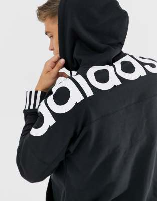 felpa nera adidas