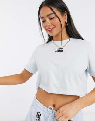 adidas fitted crop top