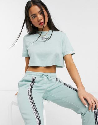 adidas fitted crop top