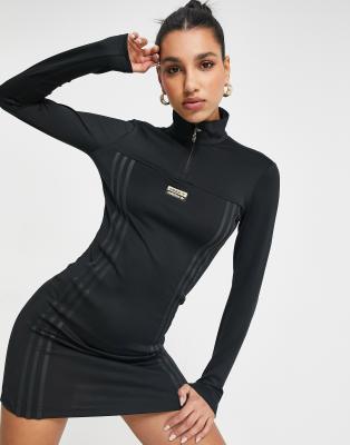☆Adidas☆Originals Sportswear Dress Black adidas Teamgeist Adicolor Tee Dress - Black | Free Shipping