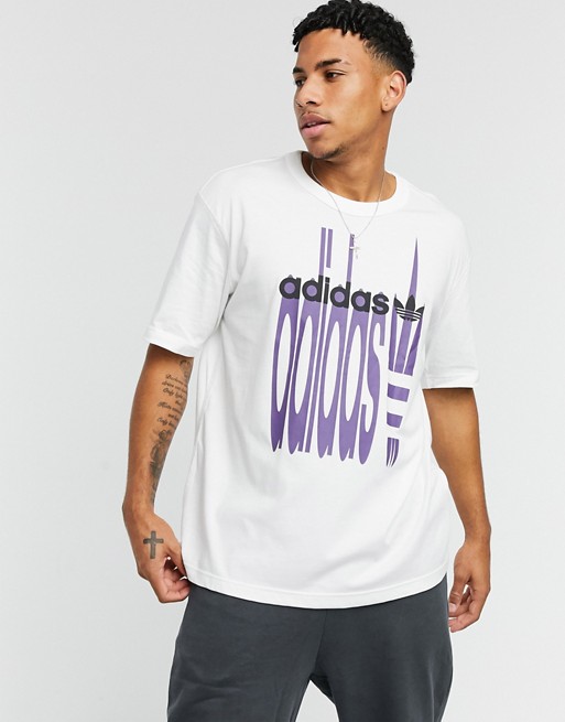 adidas Originals r.y.v. graphic t-shirt in white