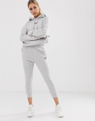 grauer adidas hoodie damen
