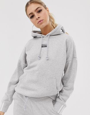 adidas Originals RYV hoodie in gray | ASOS