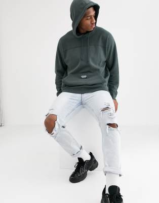 adidas originals ryv hoodie in green