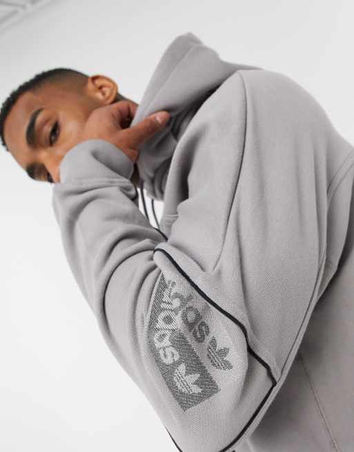 Adidas originals ryv hoodie sale in grey