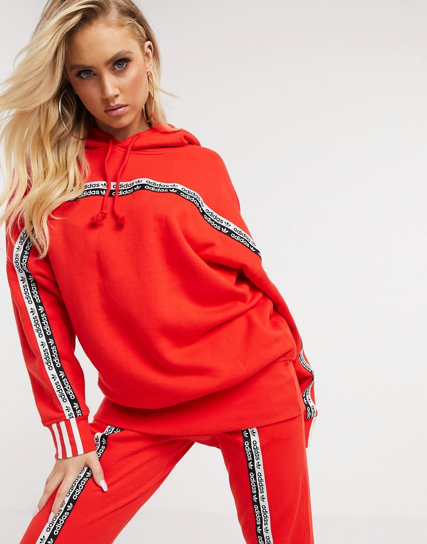 Adidas Originals RYV hoodie in red