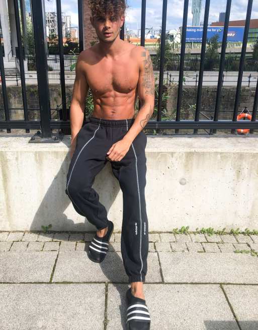 adidas Originals RYV joggers in black ASOS