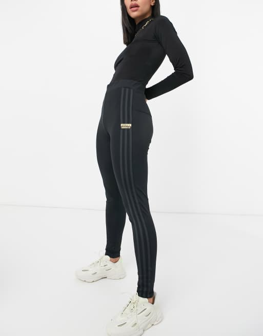 adidas Originals RYV logo leggings in black