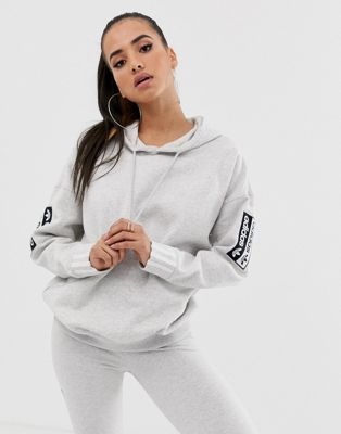 adidas originals ryv hoodie in grey