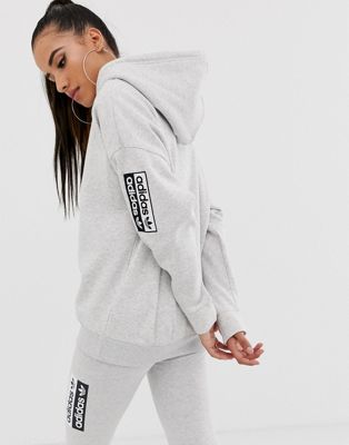 adidas ryv hoodie grey womens