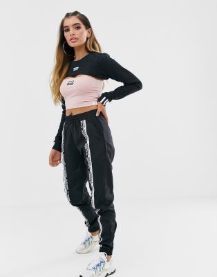 adidas cropped shrug top