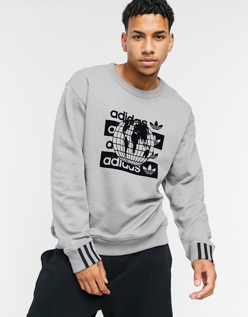 Adidas Originals r.y.v. sweatshirt in grey