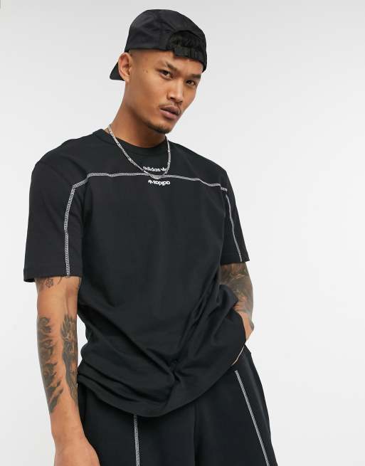 adidas Originals RYV t-shirt in black | ASOS