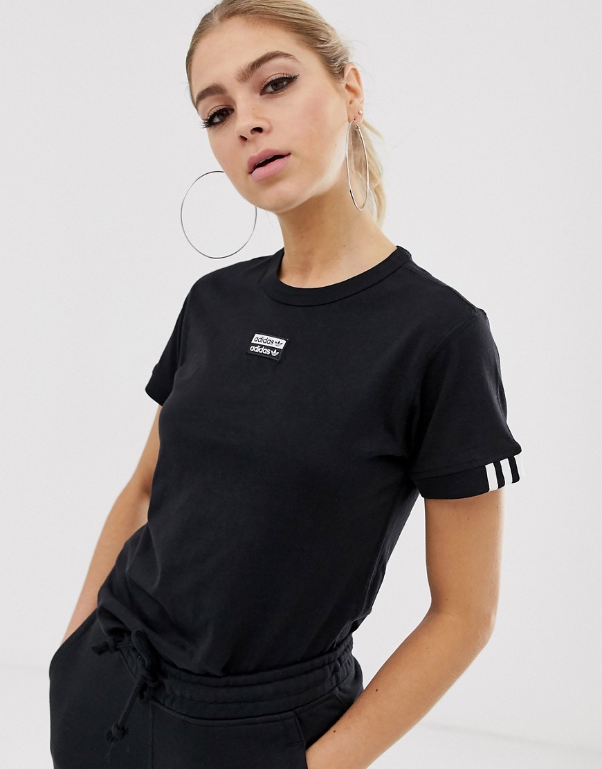 adidas Originals - RYV - T-shirt in zwart