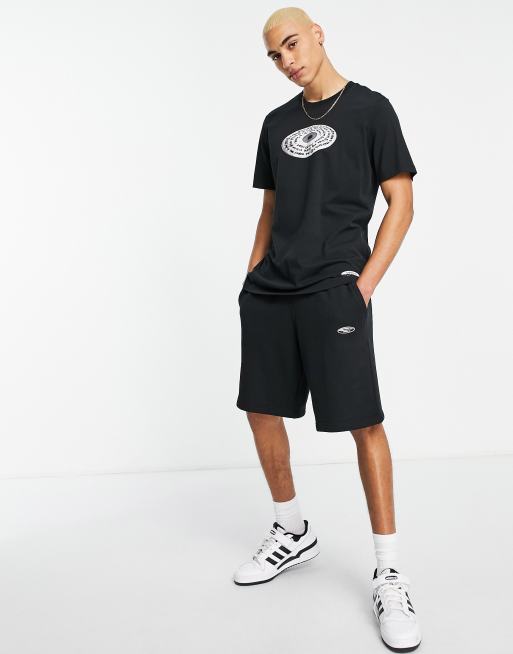 adidas Originals RYV T shirt with disk graphic in black ASOS