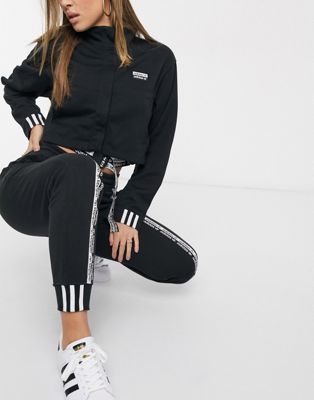 adidas Originals RYV taping joggers in black | ASOS