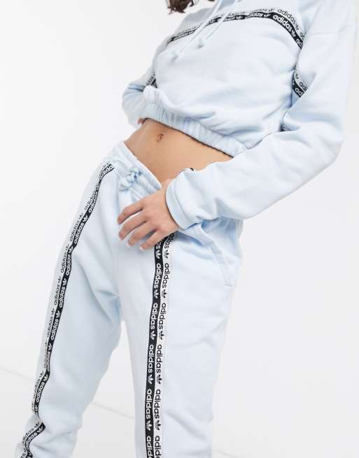 adidas Originals RYV taping joggers in blue ASOS