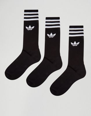 adidas Originals - S21490 - Confezione da 3 paia di calzini neri | ASOS