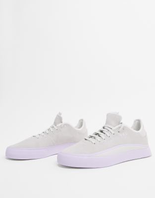 adidas Originals - Sabalo - Sneakers grigie e viola-Bianco