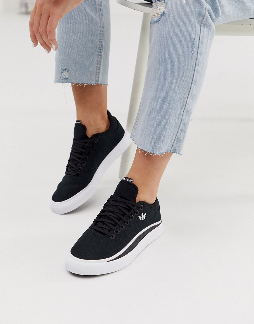 adidas Originals Sabalo sneakers in black and white