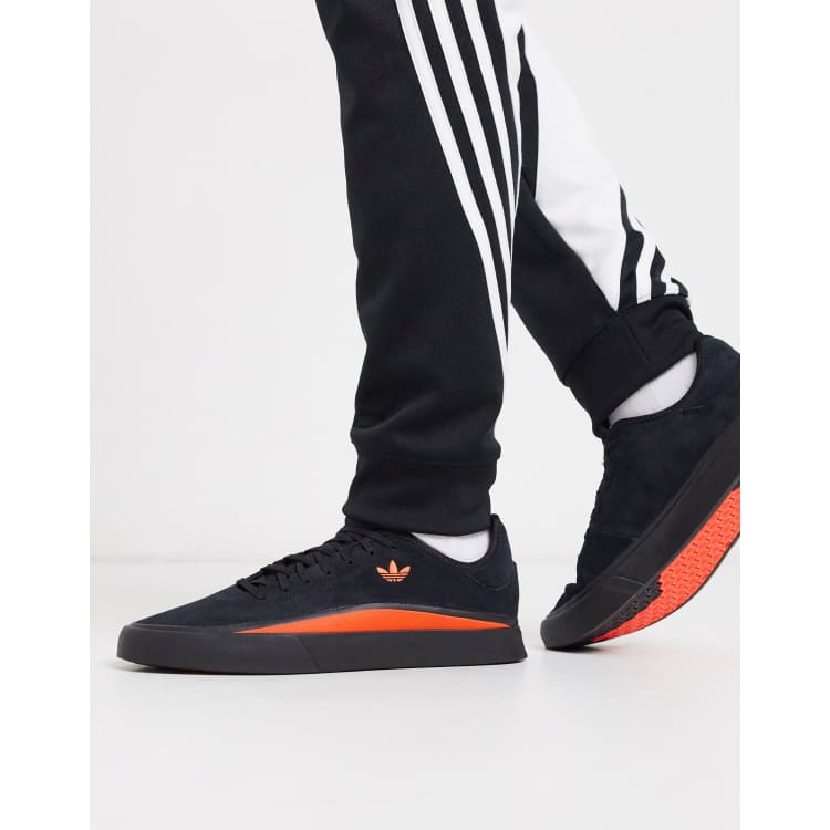 Adidas originals sabalo trainer in black hot sale and white