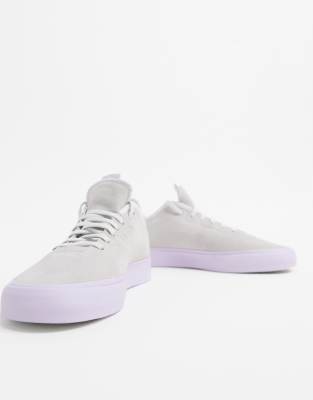 adidas originals sabalo trainers in grey and purple