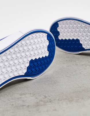 adidas originals sabalo trainers in white and blue