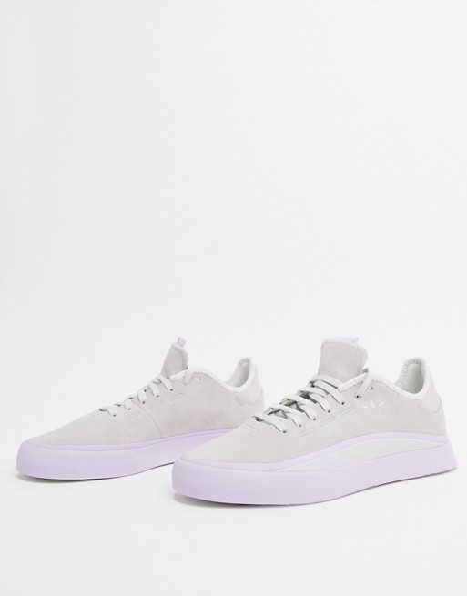 adidas Originals Sabalo trainers in grey and purple